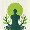 Icon representing men's supplements, perhaps a strong, healthy male silhouette or a botanical symbol.